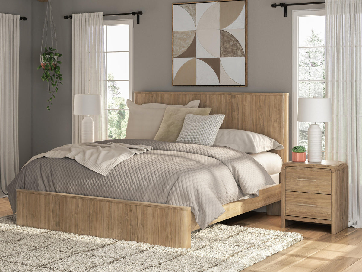 Gramburg King Panel Bed (PCB1121-SI) - Image 2