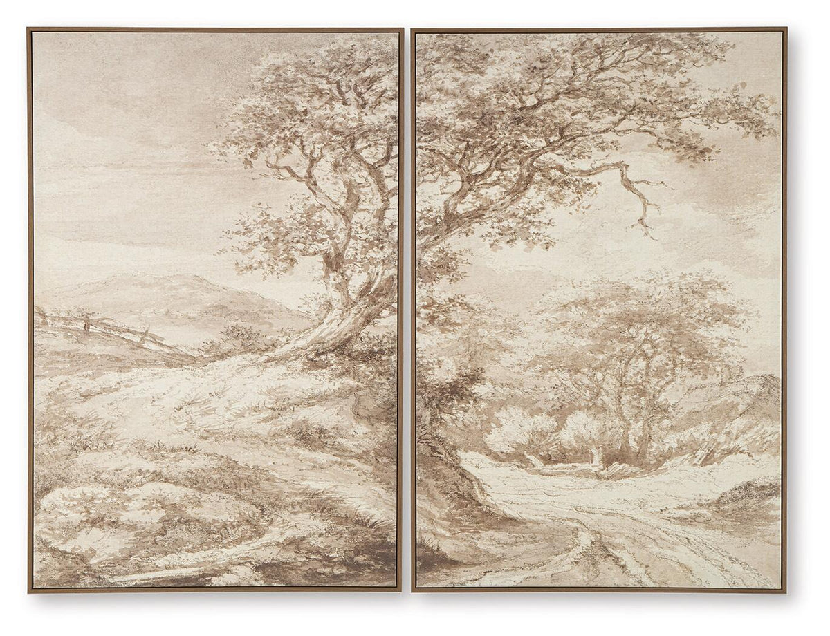 Stormish Wall Art (Set of 2) (A8000534-SI)