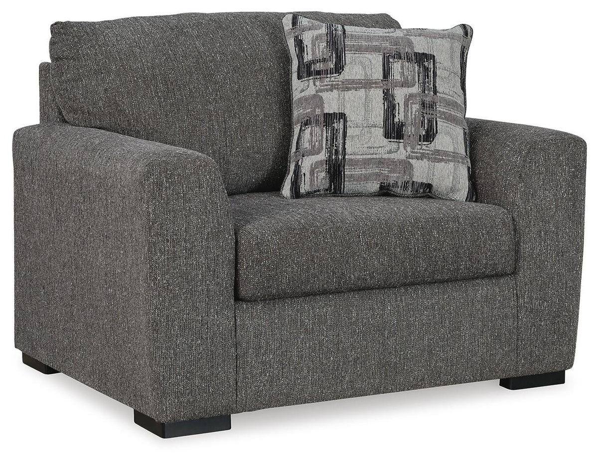Gardiner Oversized Chair and Ottoman (52404-SI) - Image 3