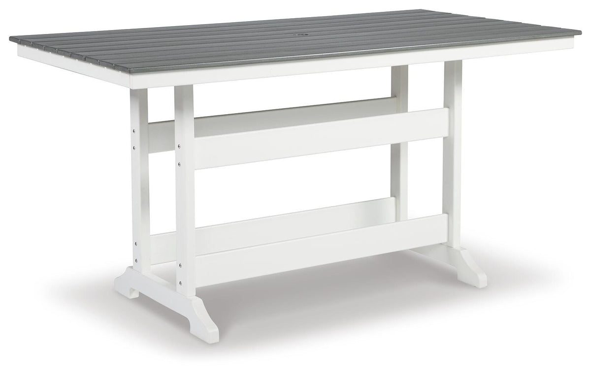 Transville Outdoor Counter Height Dining Table with 4 Barstools (P210-SI) - Image 2