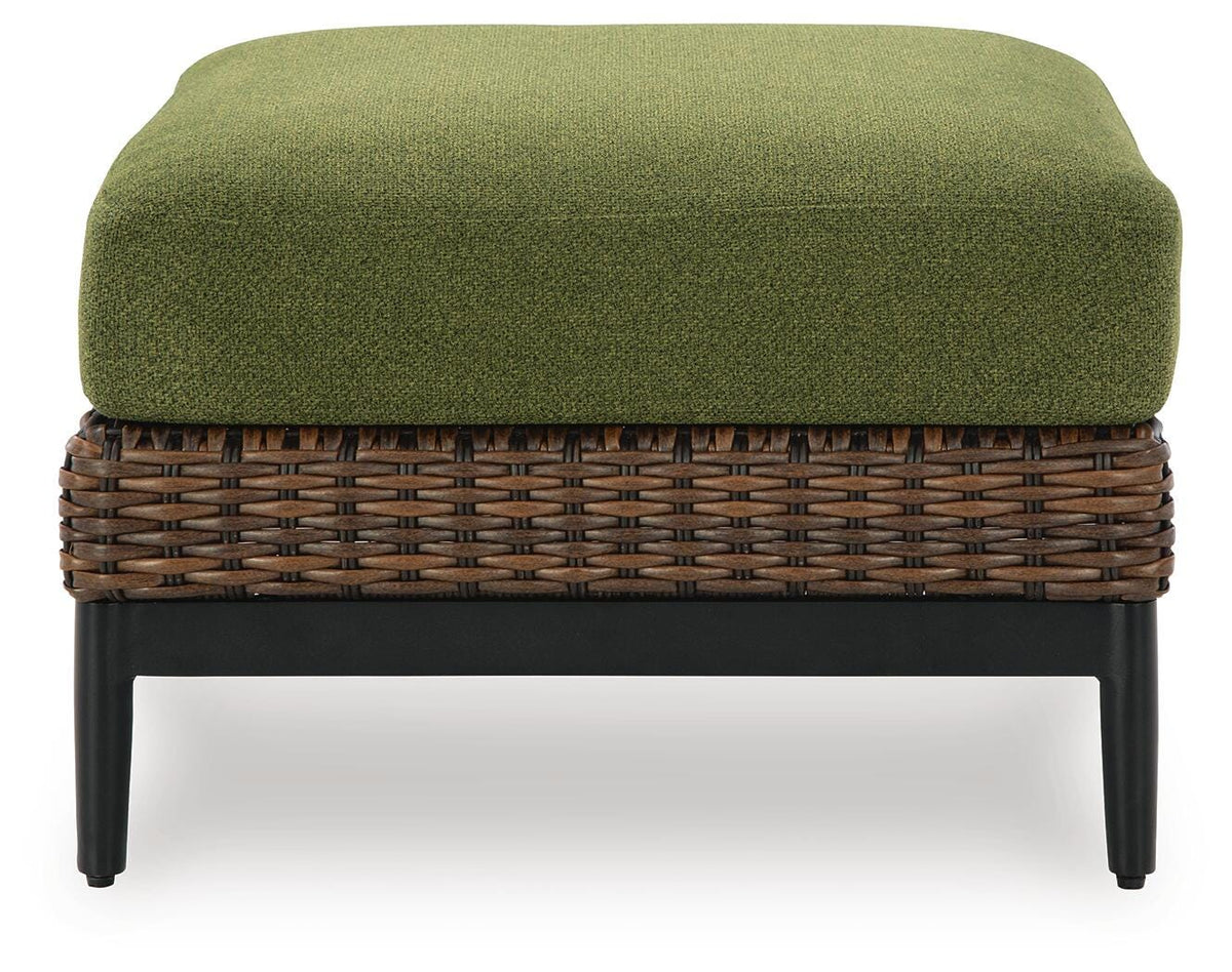 Horizon Hall Outdoor Sofa, 2 Lounge Chairs and 2 Ottomans (P572-SI) - Image 4