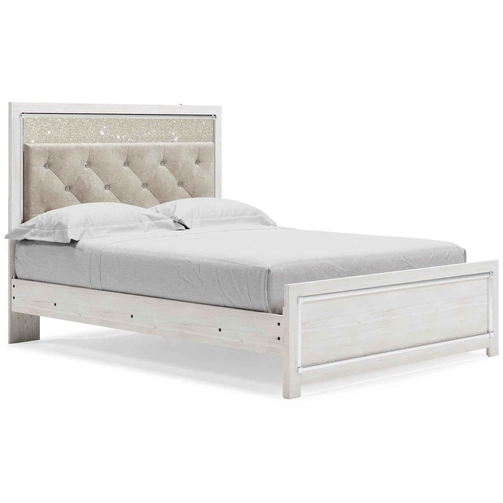 Altyra Panel Bed, Dresser and Mirror - White  (B2640-SI) - Image 4