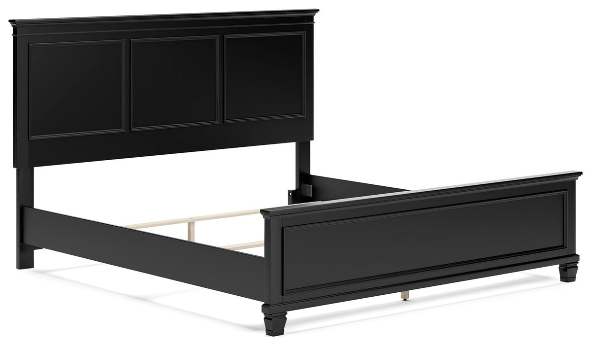 Lanolee Panel Bed, Dresser, Mirror and Nightstand (B687-SI) - Image 11