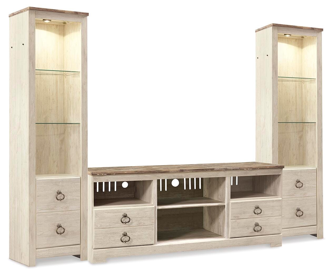 Willowton 3-Piece Entertainment Center (W267-SI)