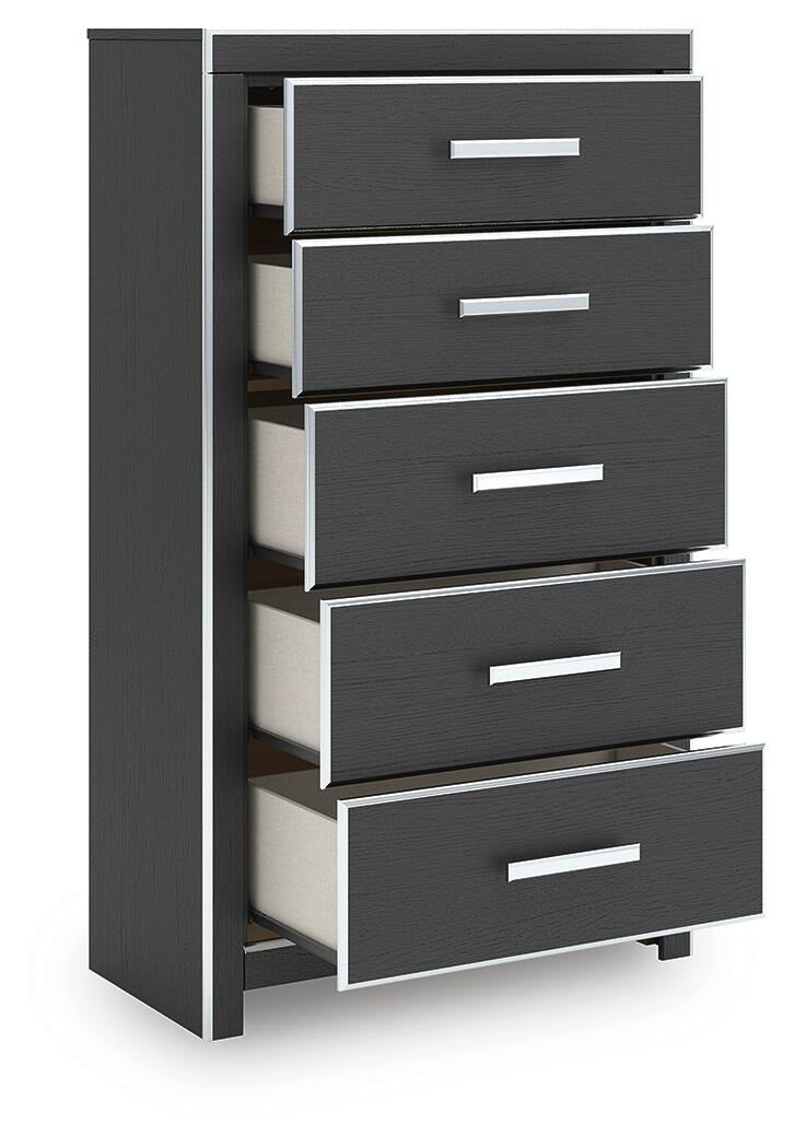 Zuraleus King Storage Bed, Dresser, Mirror, Chest and Nightstand (PCB3380-SI) - Image 14