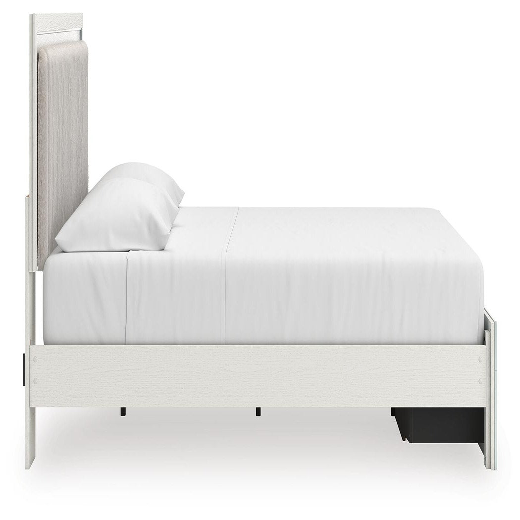 Zuraleus King Upholstered Panel Platform Storage Bed (PCB3381-SI) - Image 3