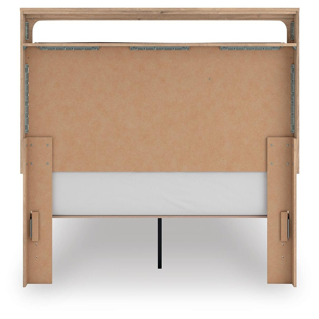 Kinlanni Queen Upholstered Panel Bed, Dresser and Mirror (PCB1360-SI) - Image 12