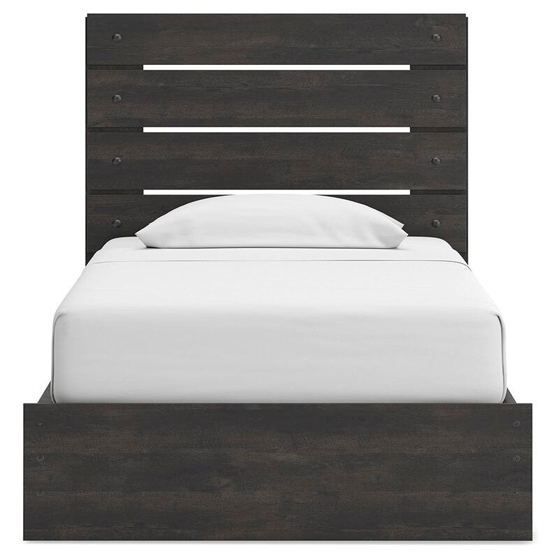 Hollivern Twin Panel Bed with Storage (PCB2108-SI) - Image 4