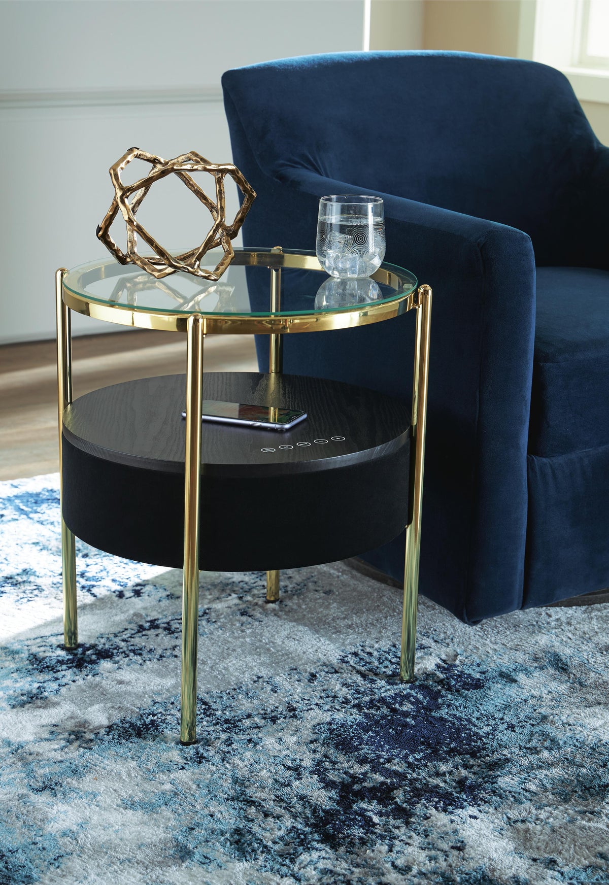 Nedman Accent Table with Speaker (A4000669-SI) - Image 4
