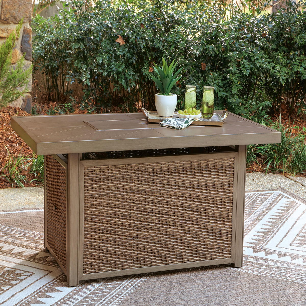 Laguna Heights Outdoor Fire Pit Table (PCP790-SI) - Image 35