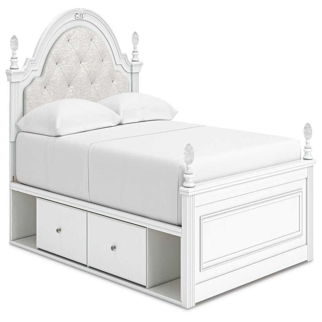 Kozlani Full Upholstered Panel Storage Bed (PCB1819-SI)