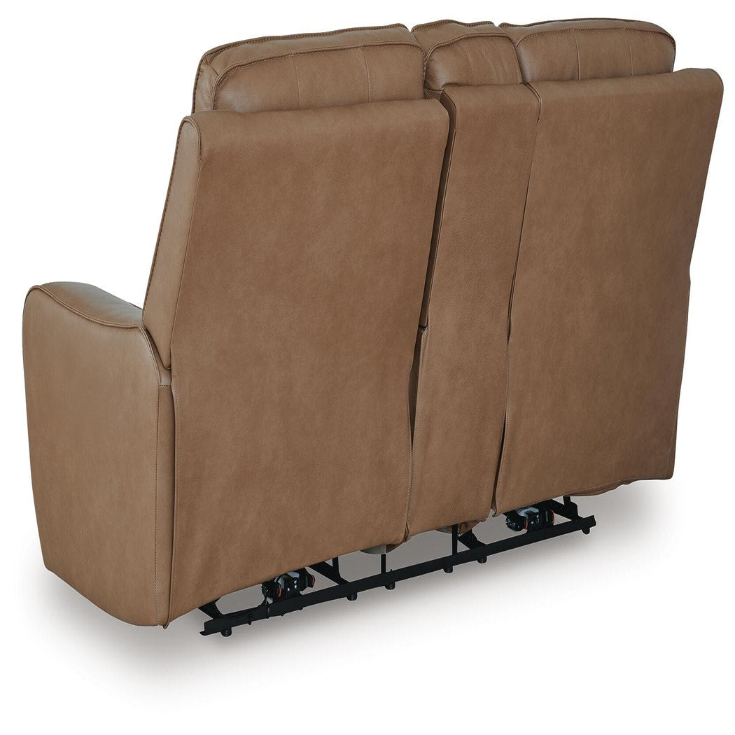 DeepWakes Power Reclining Loveseat with Console (PCU62606-SI) - Image 12