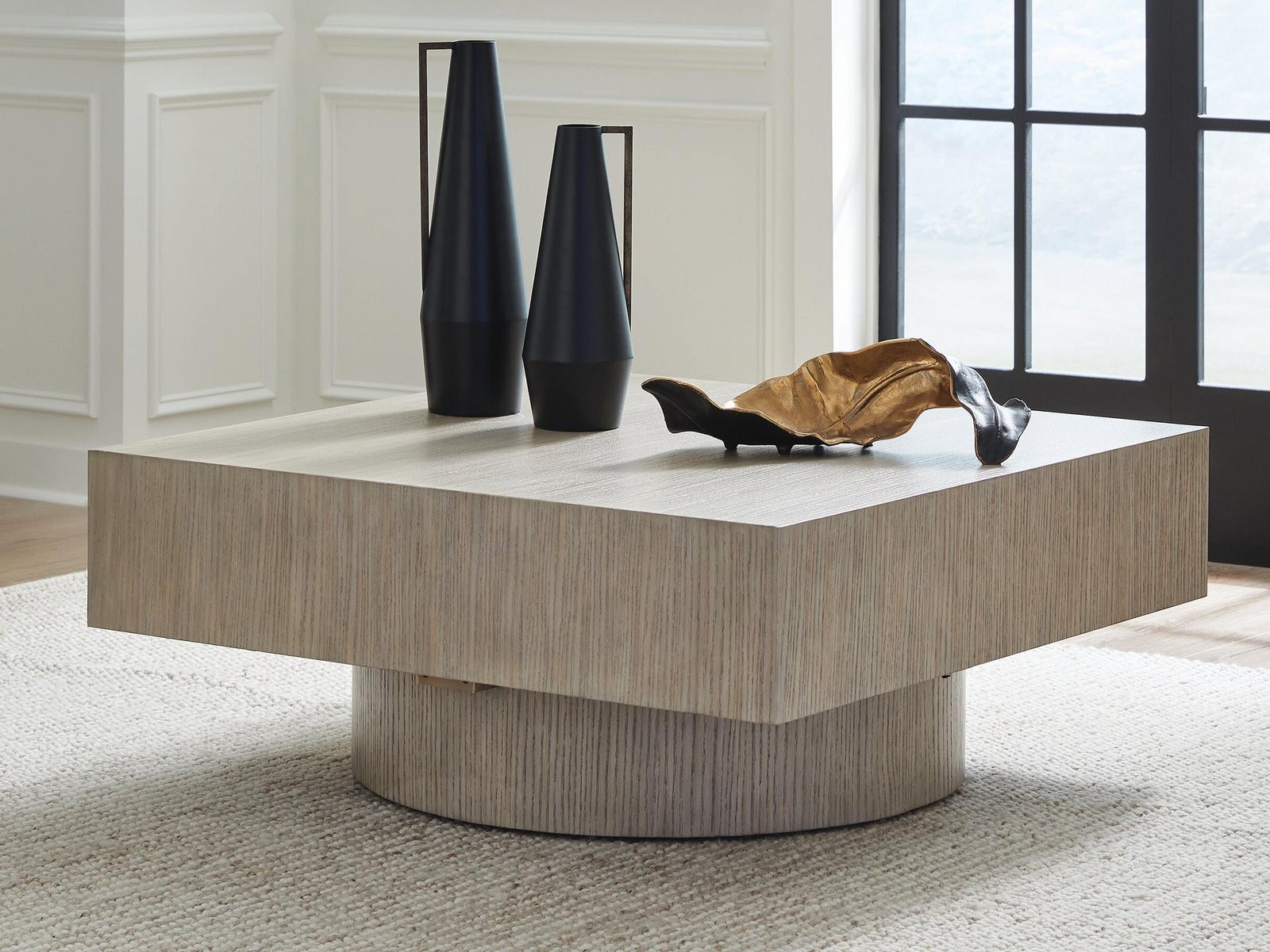 Jorielyn Coffee Table - Light Grayish Brown  (T712-SI) - Image 2
