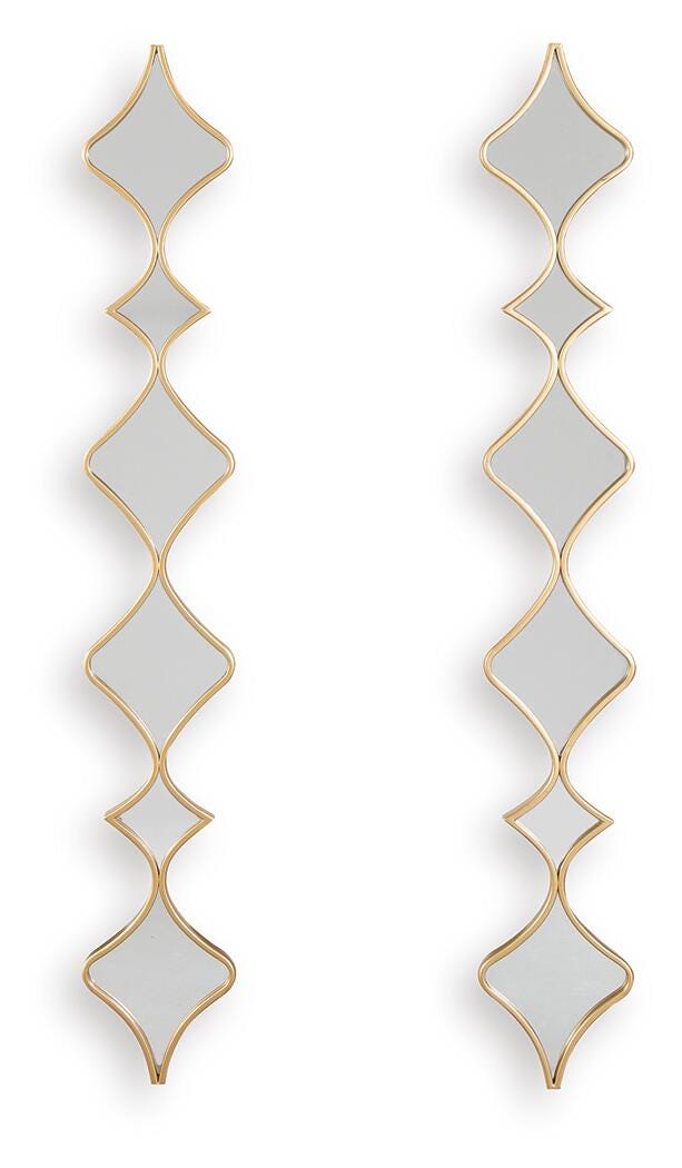 Harriswood Accent Mirror Set (Set of 2) (A8010354-SI)