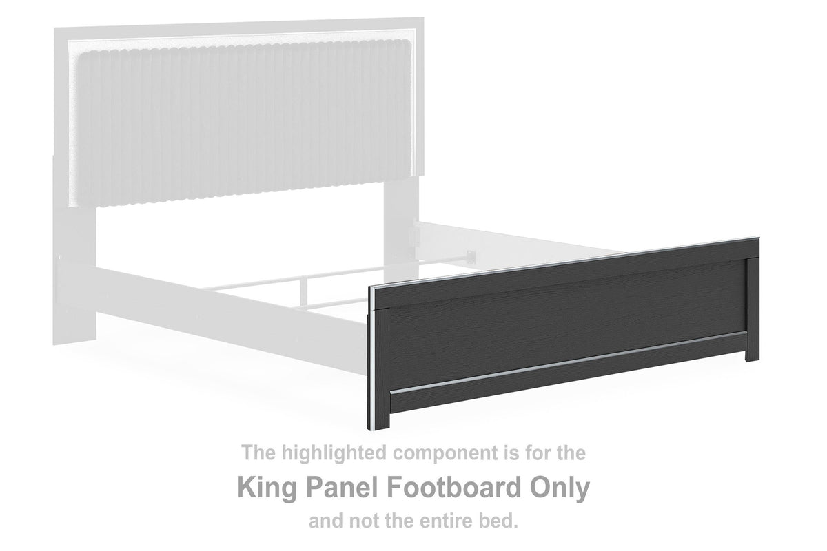 Zuraleus King Panel Footboard (PCB3380-SI) - Image 2
