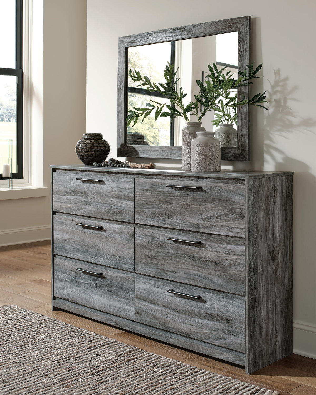 Baystorm Storage Bed, Dresser, Mirror and Nightstand - Gray  (B221-SI) - Image 8