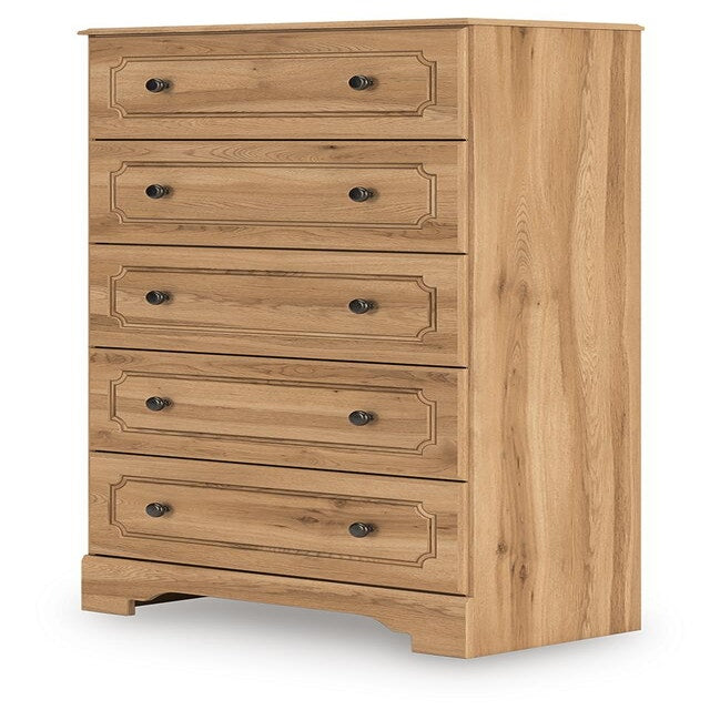 Aleaport Full Panel Bed, Dresser, Mirror, Chest and Nightstand (PCB1075-SI) - Image 15