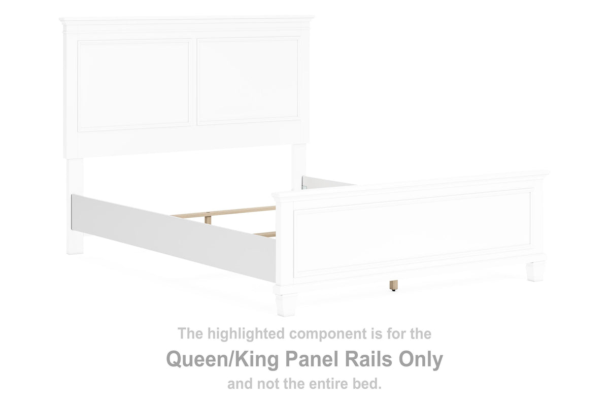 Fortman Panel Rails - White  (B680-SI) - Image 2