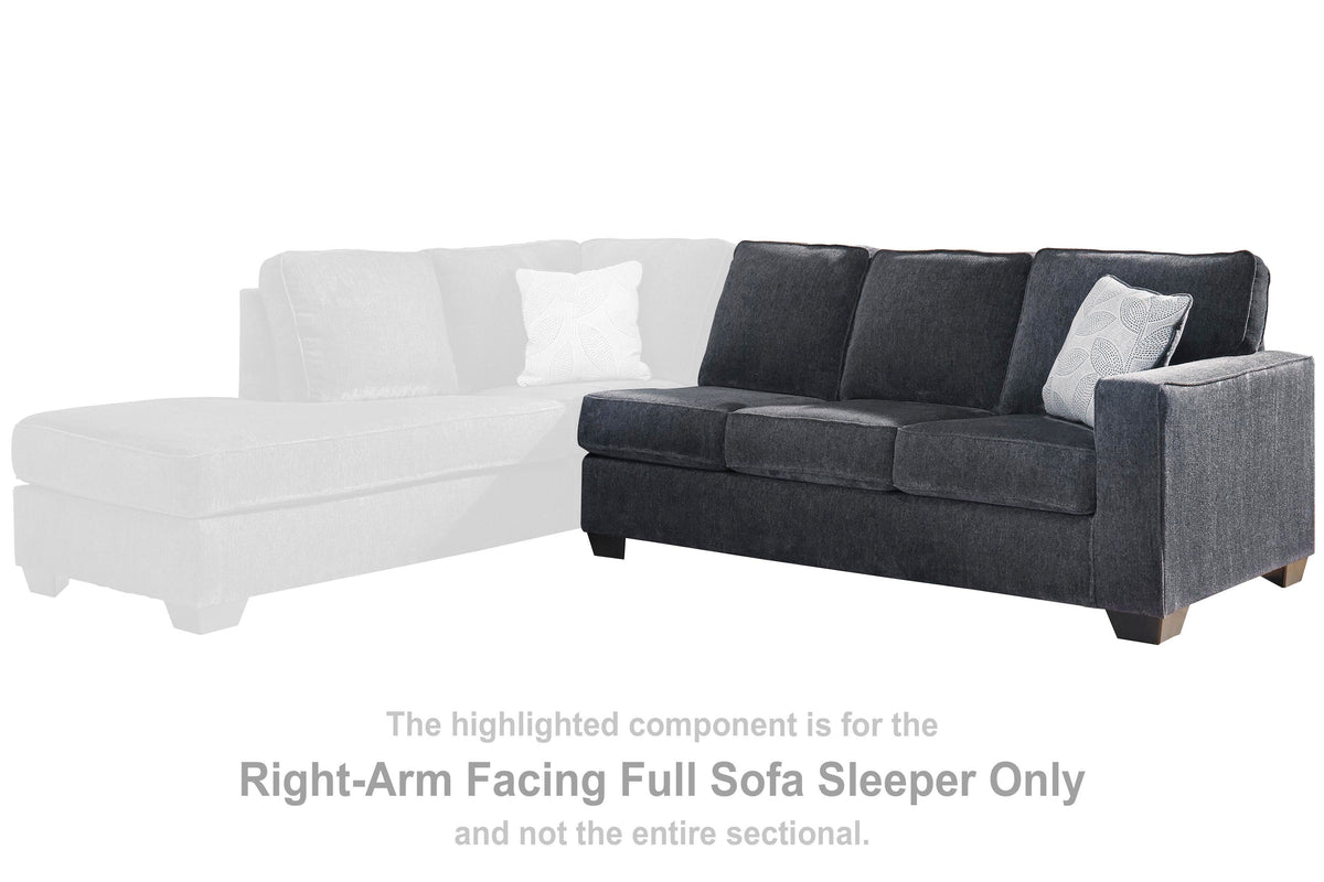 Altari Right-Arm Facing Full Sofa Sleeper (87213-SI) - Image 38