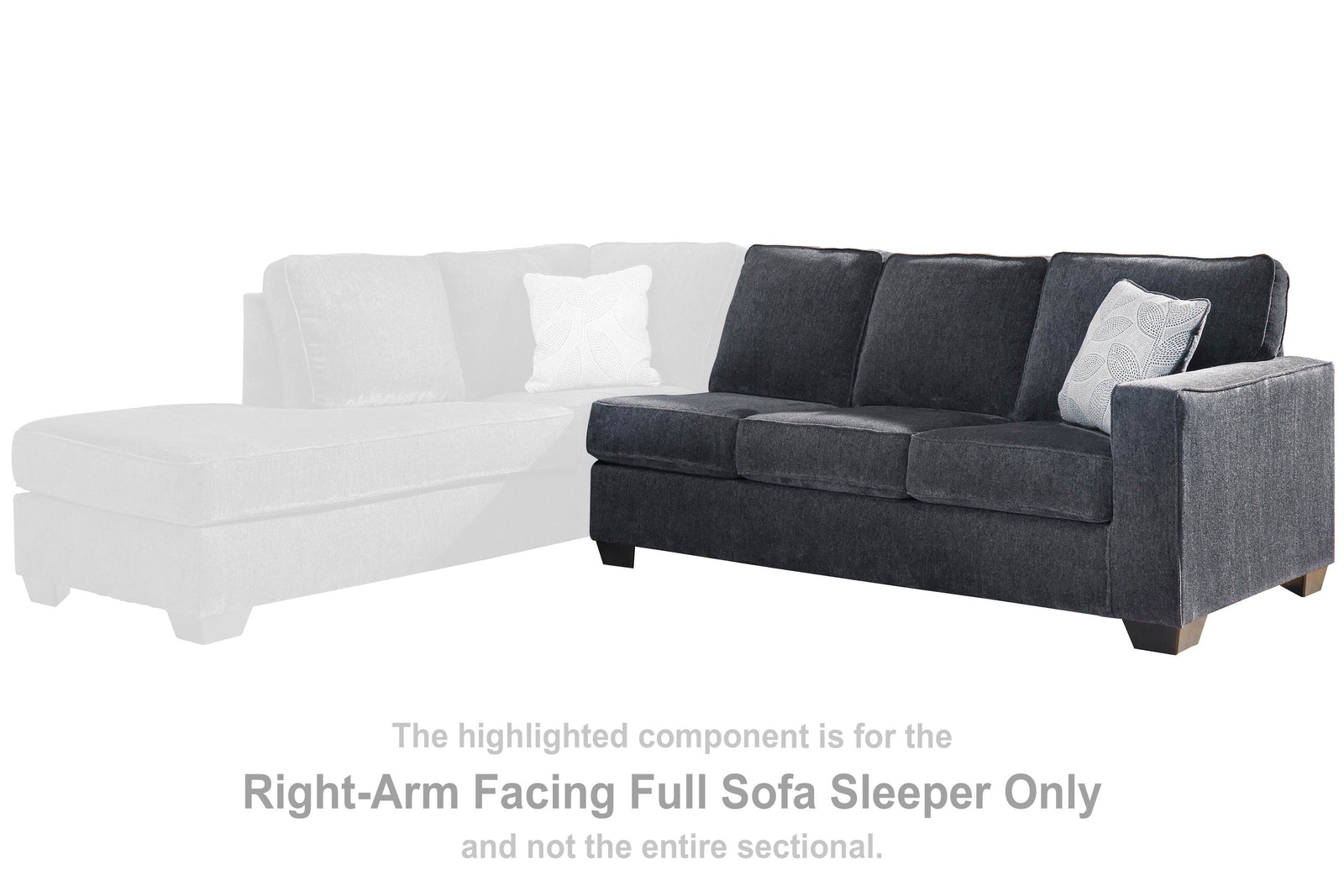 Altari Right-Arm Facing Full Sofa Sleeper (87213-SI) - Image 38