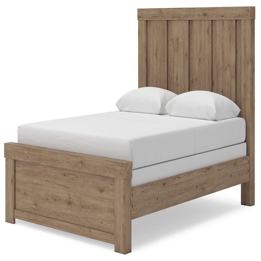 Oliandon Queen Panel Bed (PCB2844-SI) - Image 3