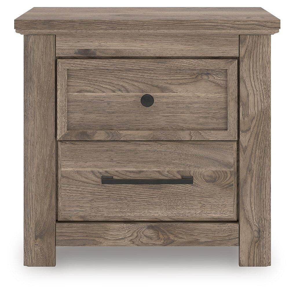 Rusticott King Poster Bed, Dresser, Mirror and Nightstand (PCB2260-SI) - Image 16