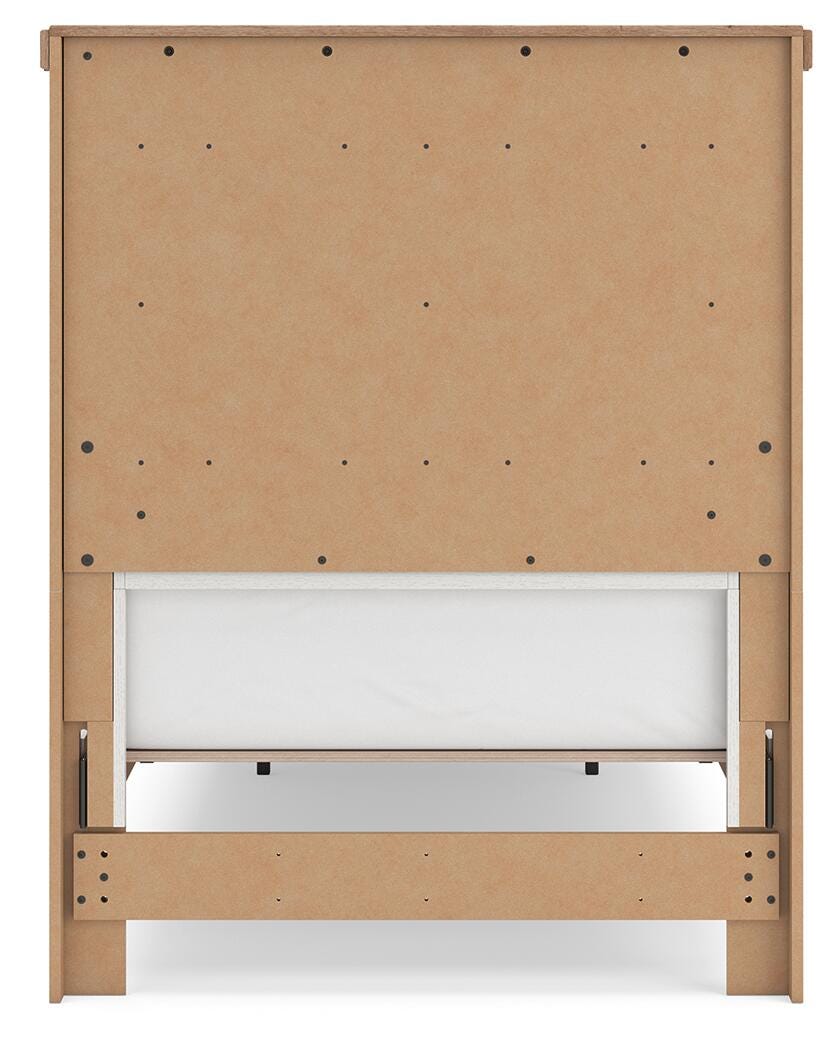 Savonport Panel Storage Bed (Youth) - White/Brown  (B4615-SI) - Image 8