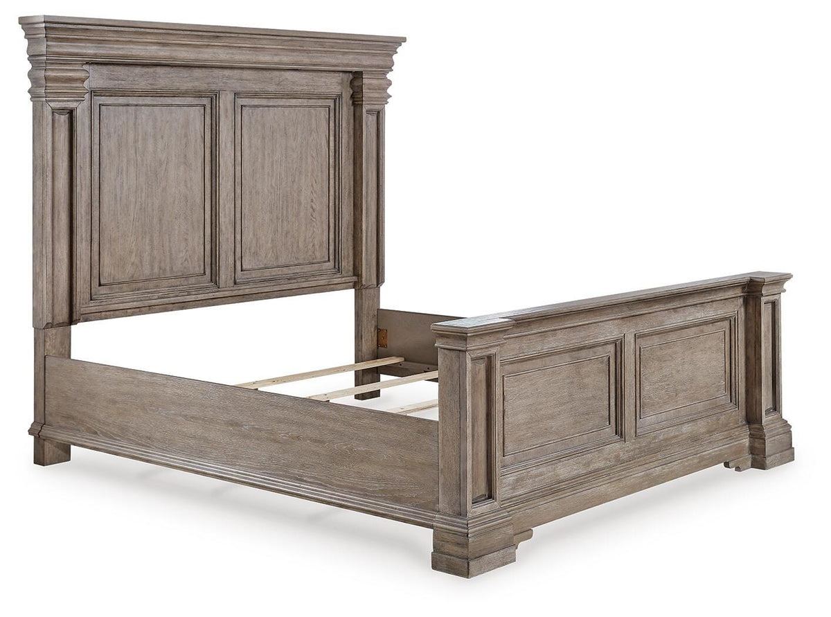 Blairhurst Panel Bed, Dresser and Mirror - Light Grayish Brown  (B916-SI) - Image 7