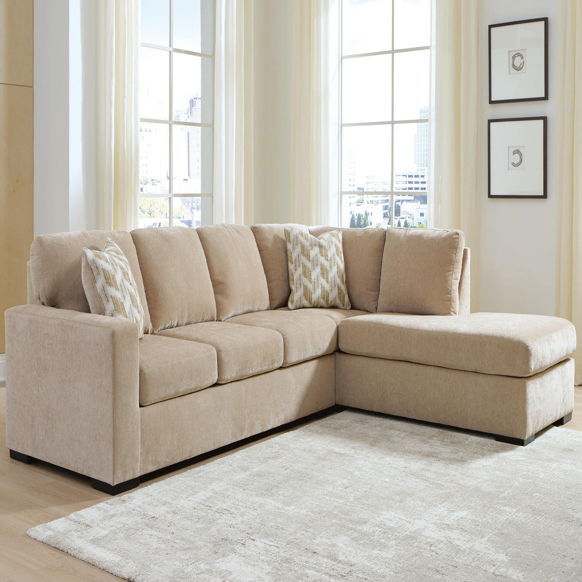 Bridgepoint 2-Piece Sectional with Chaise (PC69507-SI) - Image 2