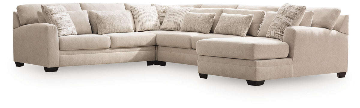 Mandi Point 4-Piece Sectional with Chaise (62606-SI)
