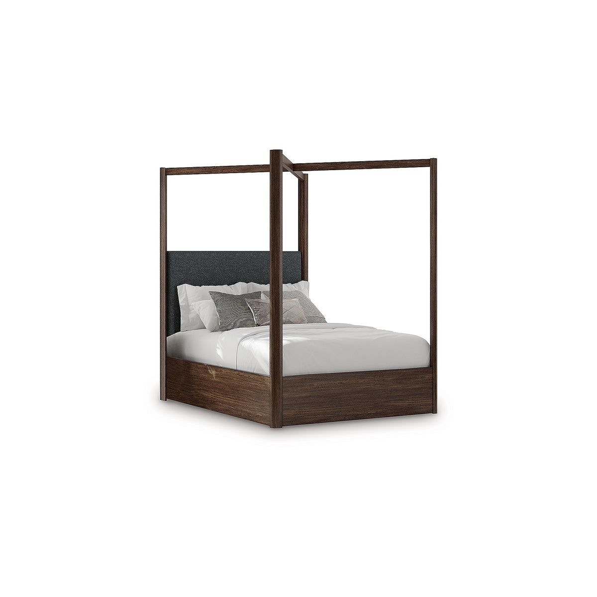 Dilenno Queen Canopy Bed (PCB857-SI)
