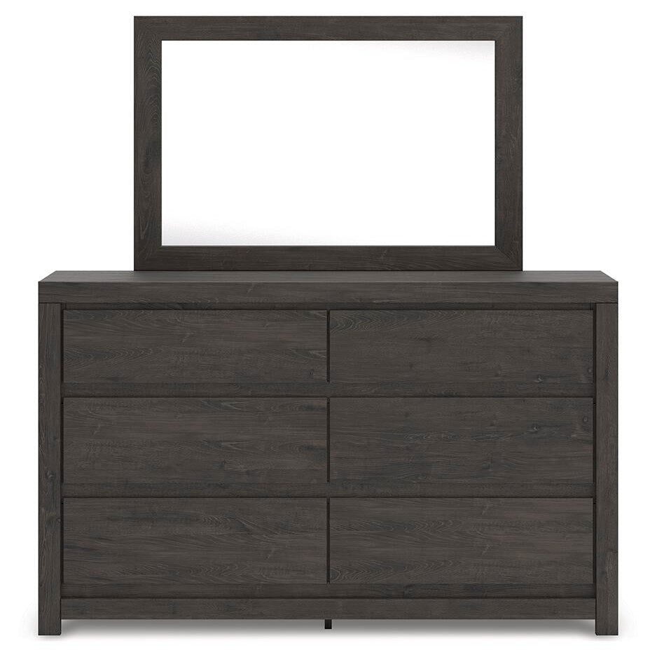 Fraluna Queen Panel Bed, Dresser, Mirror, and Nightstand (PCB3370-SI) - Image 2
