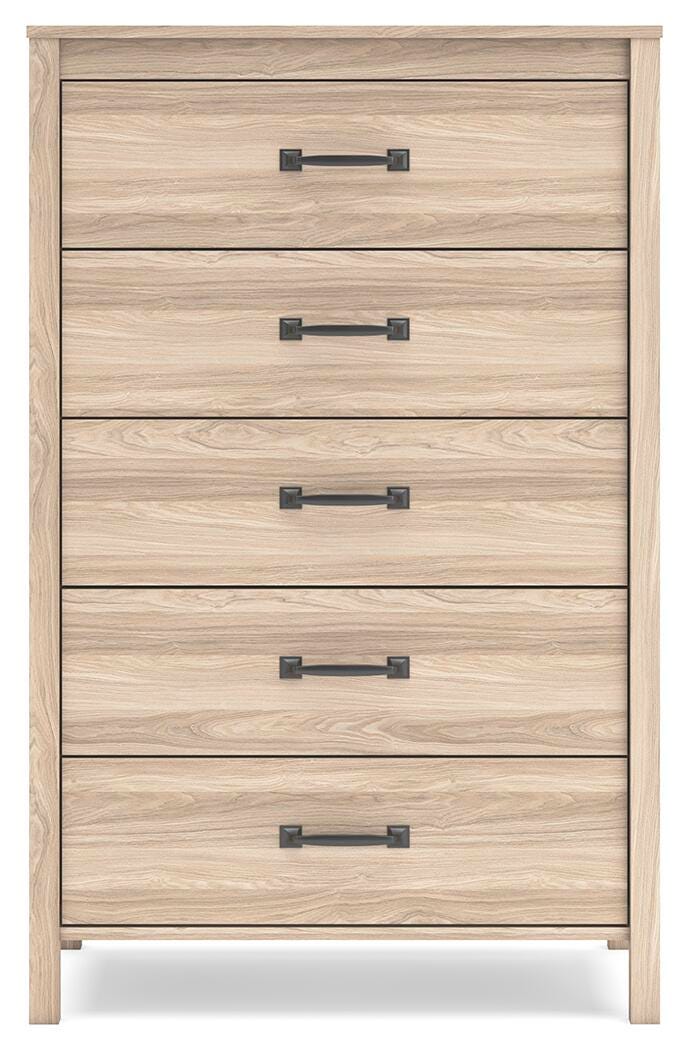 Battelle Chest of Drawers - Tan  (EB3929-SI)