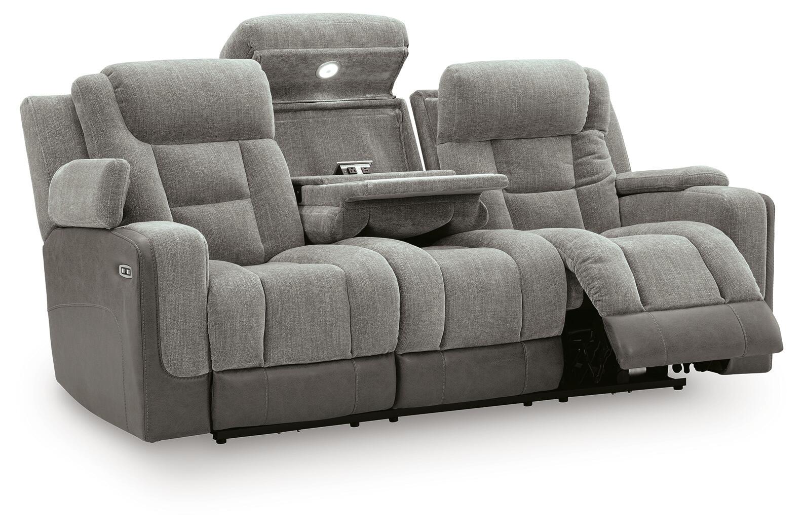 Mixed Motion Power Reclining Loveseat with Console (PC83505-SI) - Image 10