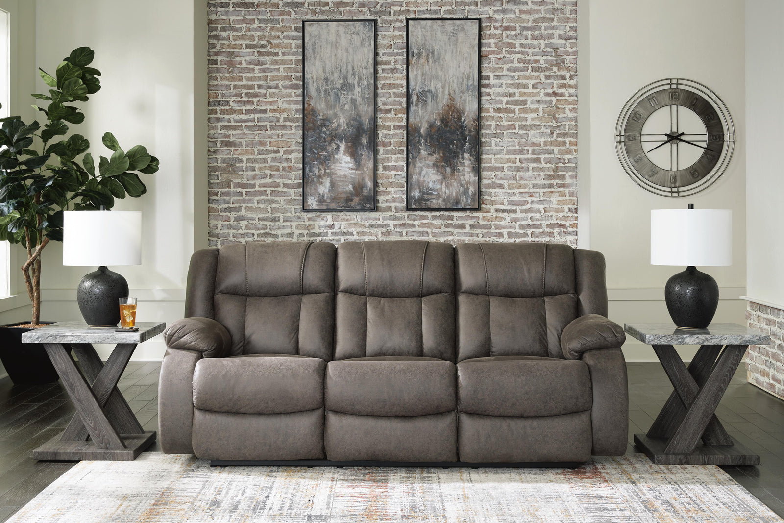 First Base Reclining Sofa and Recliner (68804-SI) - Image 14