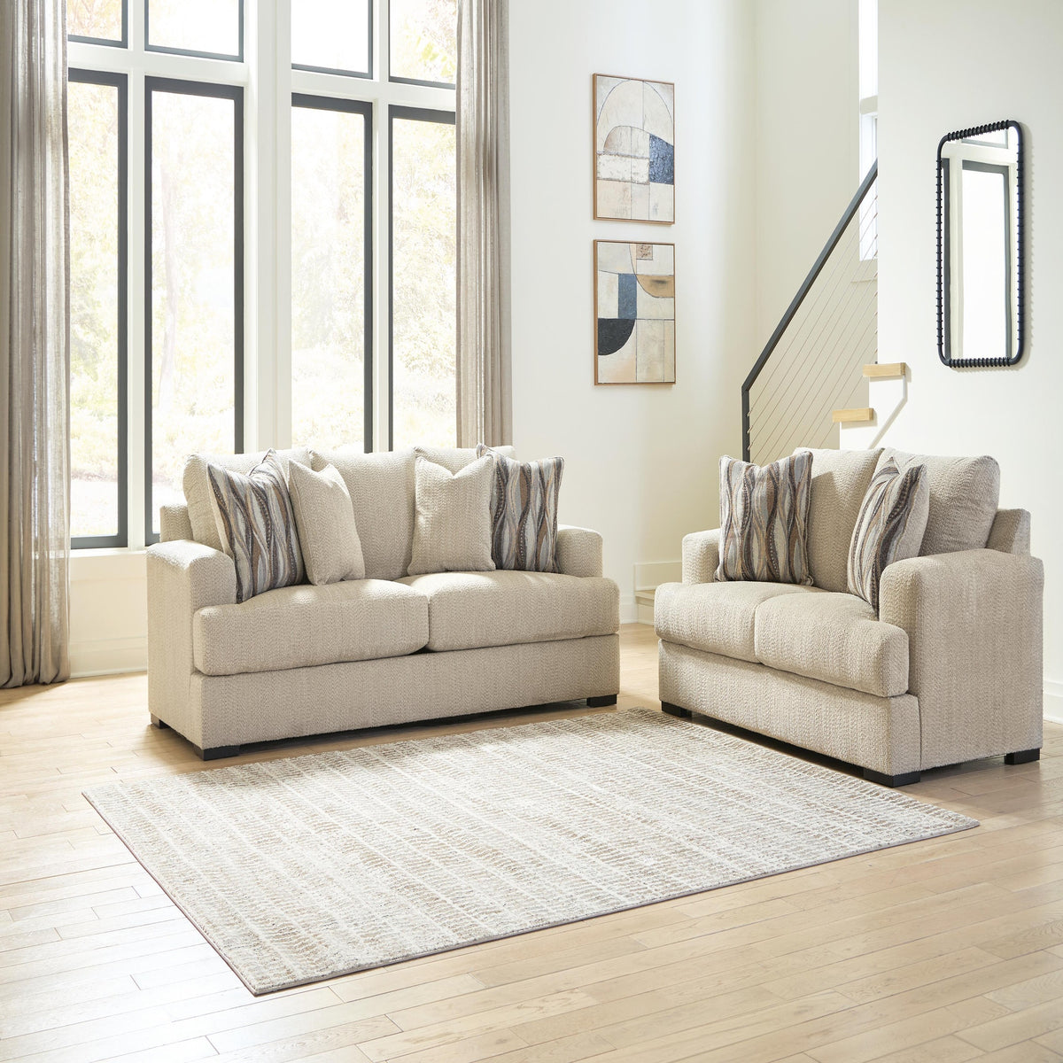 Lofwood Sofa and Loveseat (PC69605-SI) - Image 8