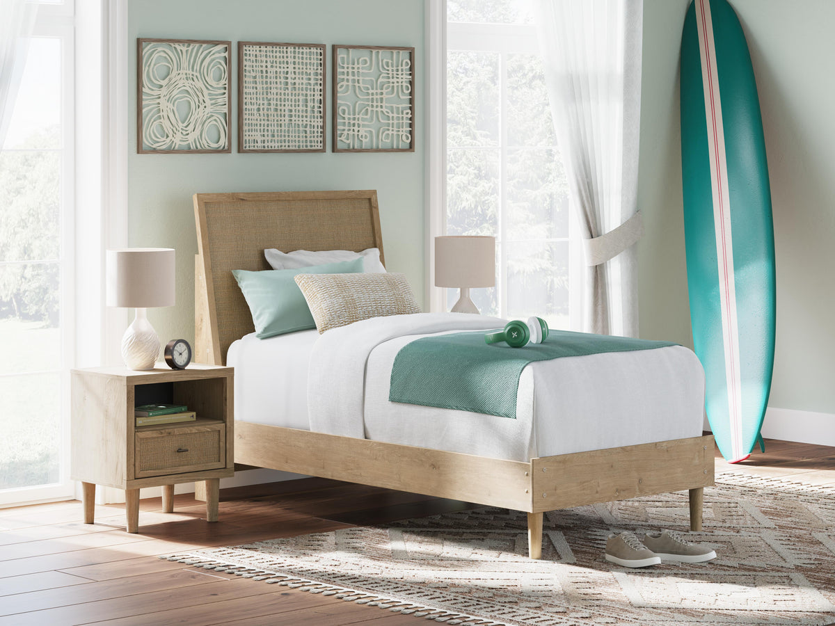 Cielden Panel Bed, Dresser and Mirror (B1199-SI) - Image 16