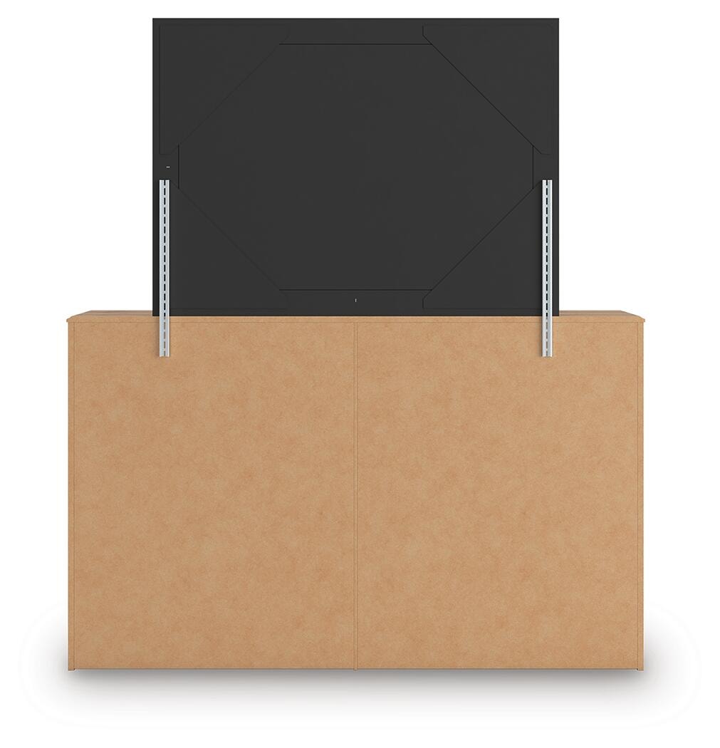Aleaport King Panel Bed, Dresser, Mirror and Nightstand (PCB1075-SI) - Image 6