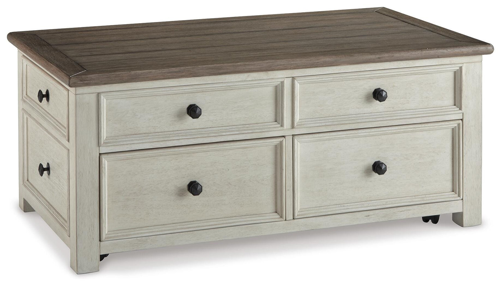 Bolanburg Coffee Table and 2 Chairside End Tables with Console - Two-tone  (T637-SI) - Image 11