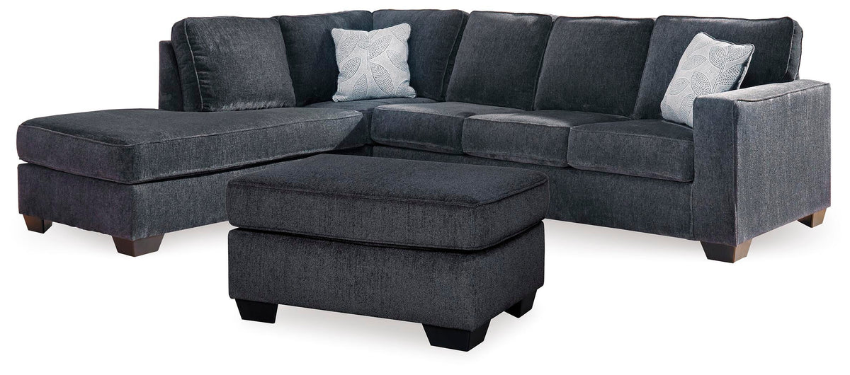 Altari 2-Piece Sectional with Chaise and Ottoman (87213-SI)