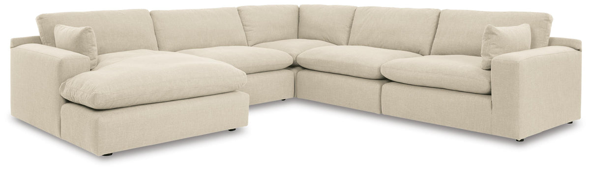 Elyza 5-Piece Sectional with Chaise (10006-SI)