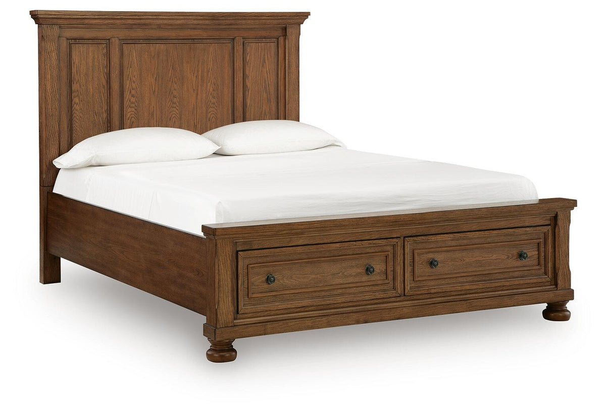 Zackaryn Queen Panel Storage Bed (PCB807-SI)