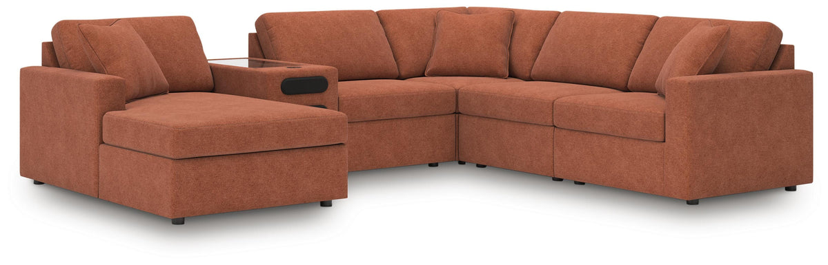 Modmax 6-Piece Sectional with Audio System and Chaise (92102-SI)