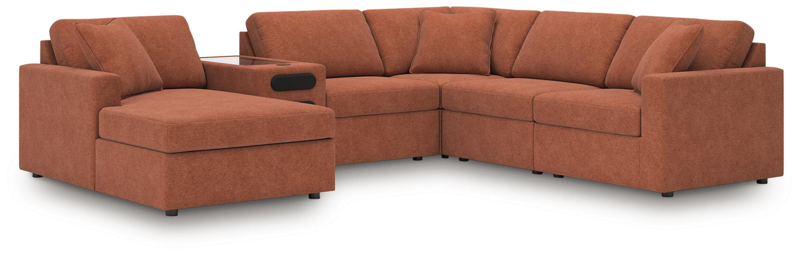 Modmax 6-Piece Sectional with Audio System and Chaise (92102-SI) - Image 2