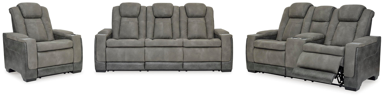 Next-Gen Durapella Power Reclining Sofa, Loveseat and Recliner (22004-SI)