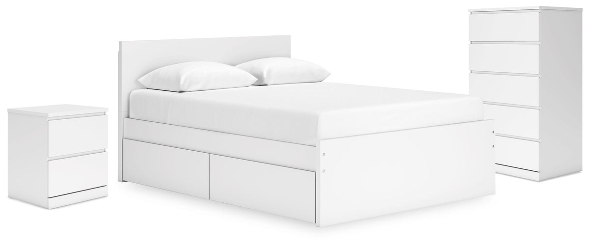 Onita Storage Bed, Chest and Nightstand (EB9630-SI)