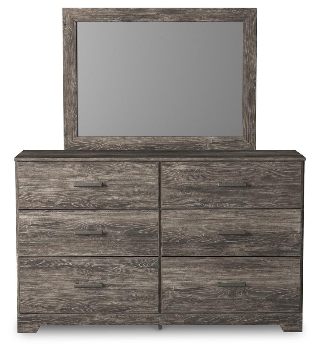Ralinksi Dresser and Mirror - Gray  (B2587-SI)
