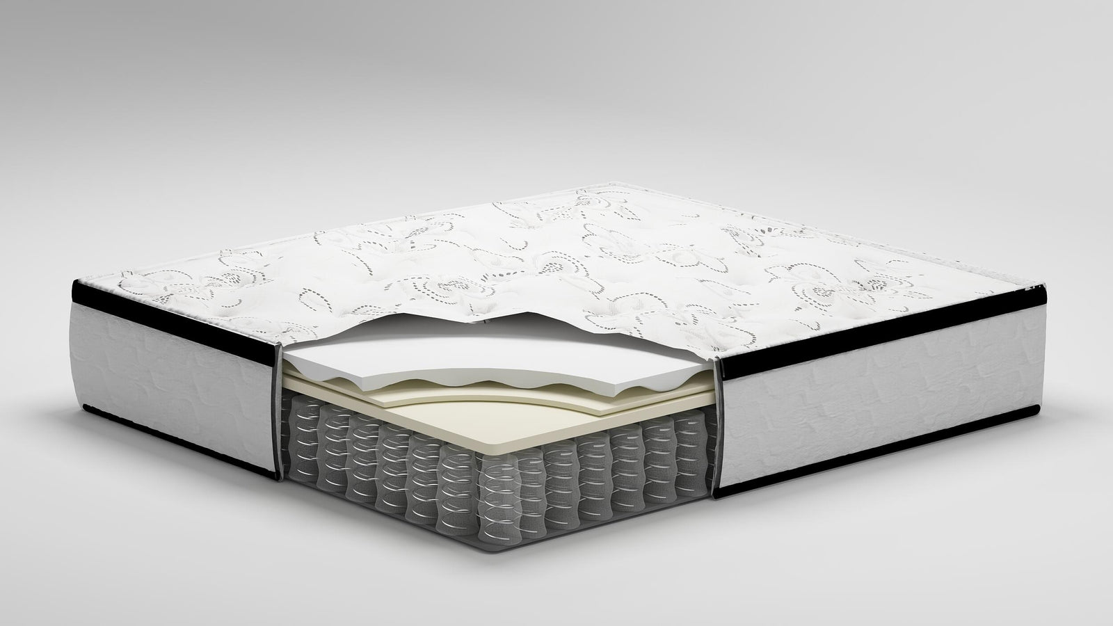 Chime 12 Inch Hybrid Queen Mattress (M697-SI) - Image 13
