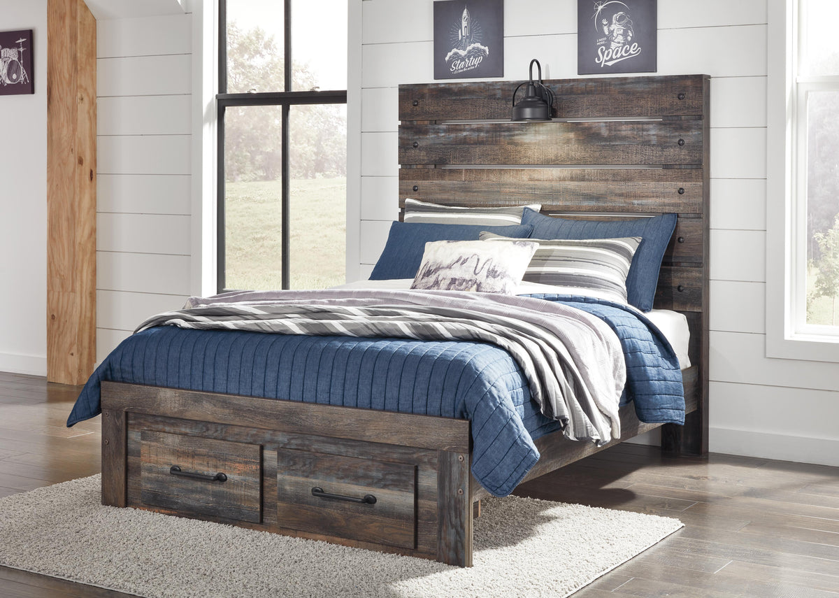 Drystan Storage Bed, Dresser and 2 Nightstands - Multi  (B211-SI) - Image 10