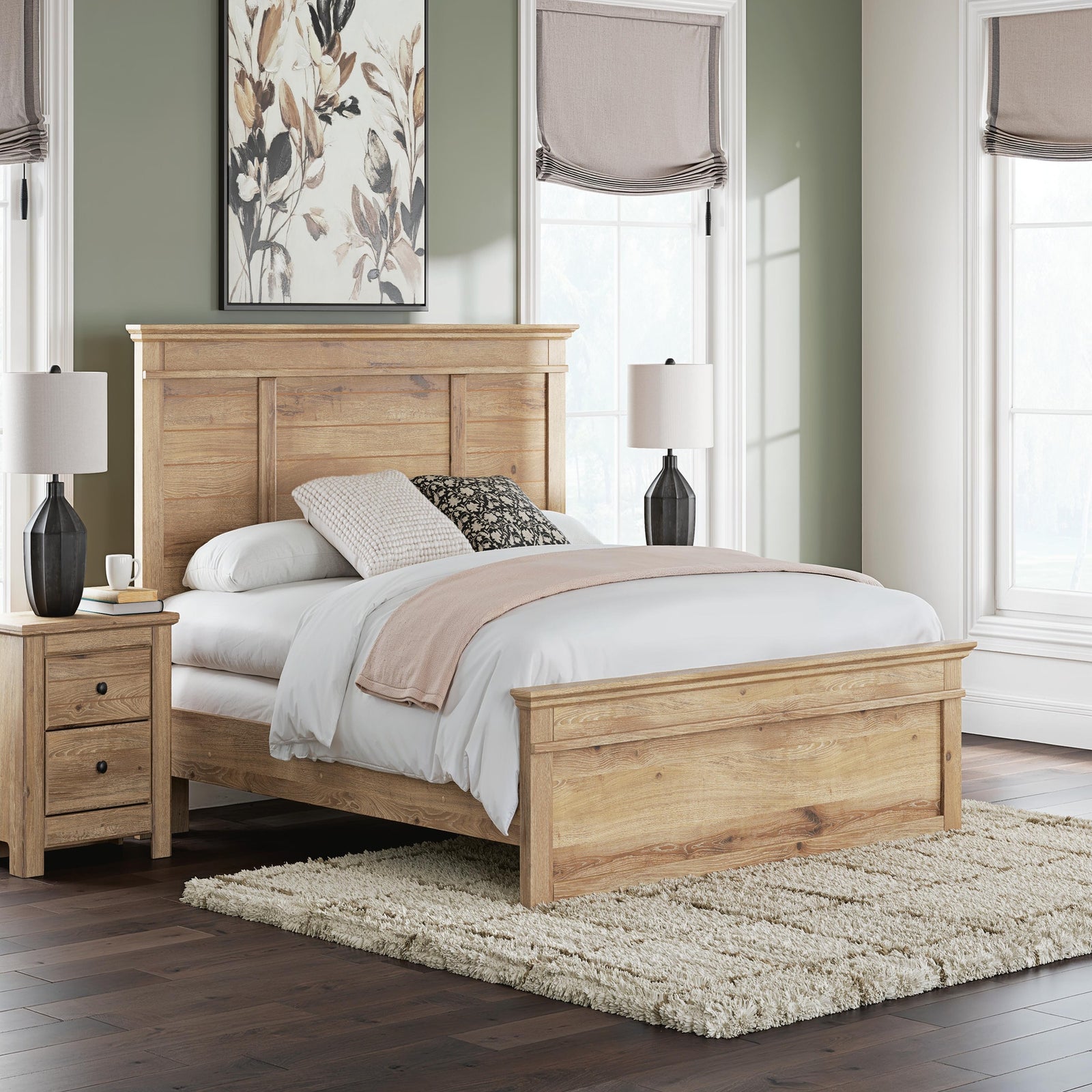 Makidern King Panel Bed (PCB1170-SI) - Image 8